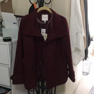 red velvet colored jacket